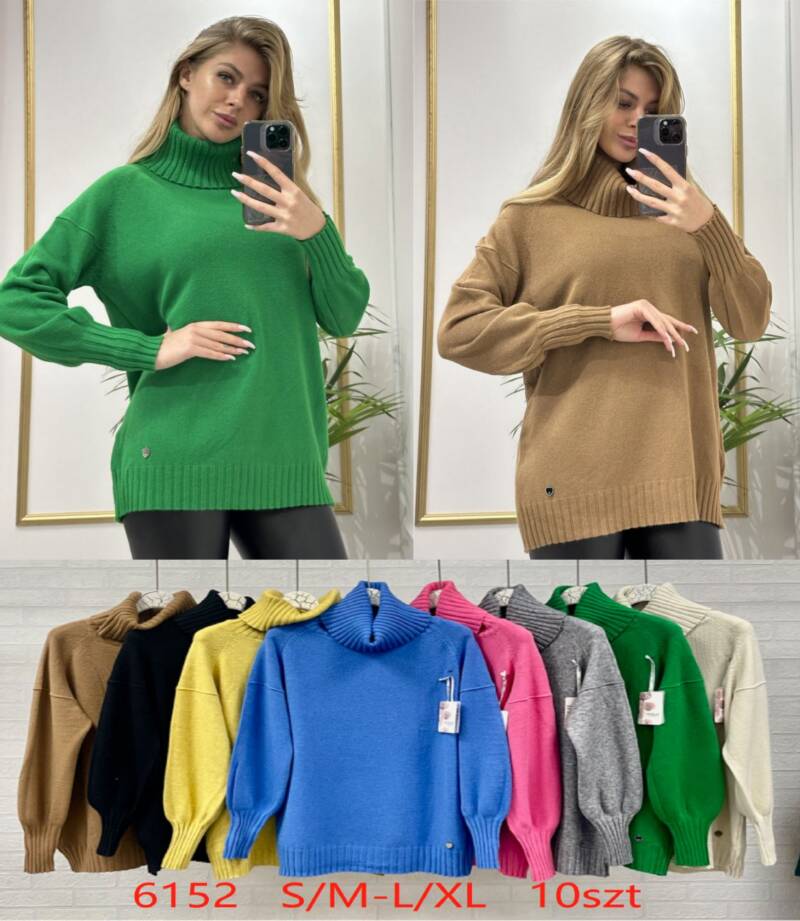 Swetry damskie Roz S/M-L/XL, Mix Kolor .Paczka 10 szt